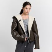 Big Hoodieムートンジャケット