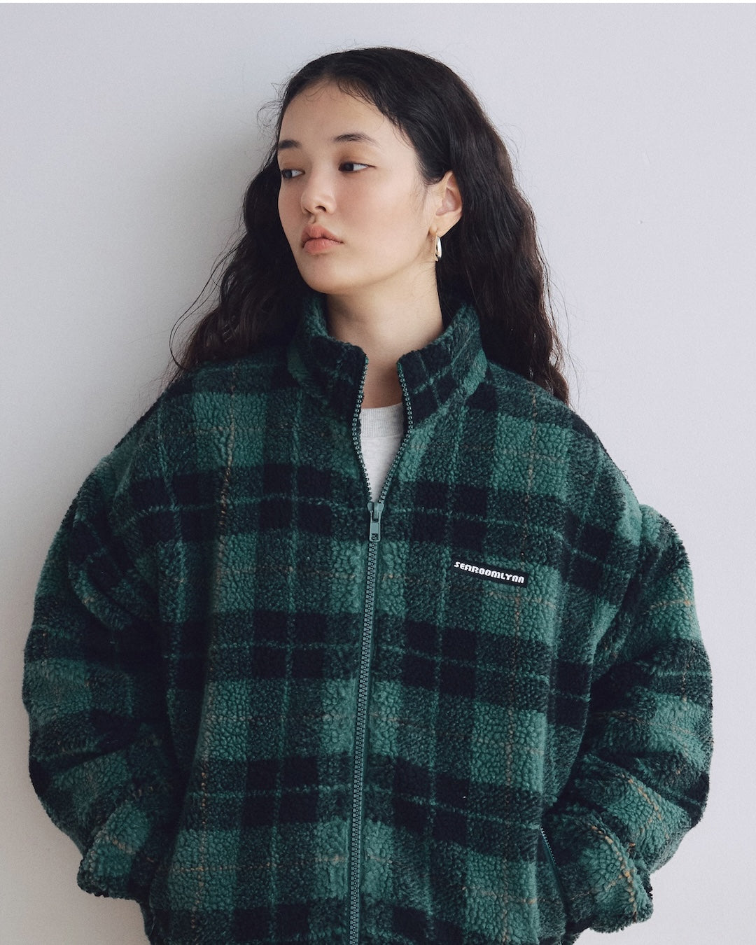 Sherpa Fleece Zip-up Blouson