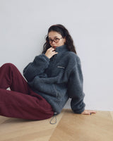 Sherpa Fleece Zip-up Blouson