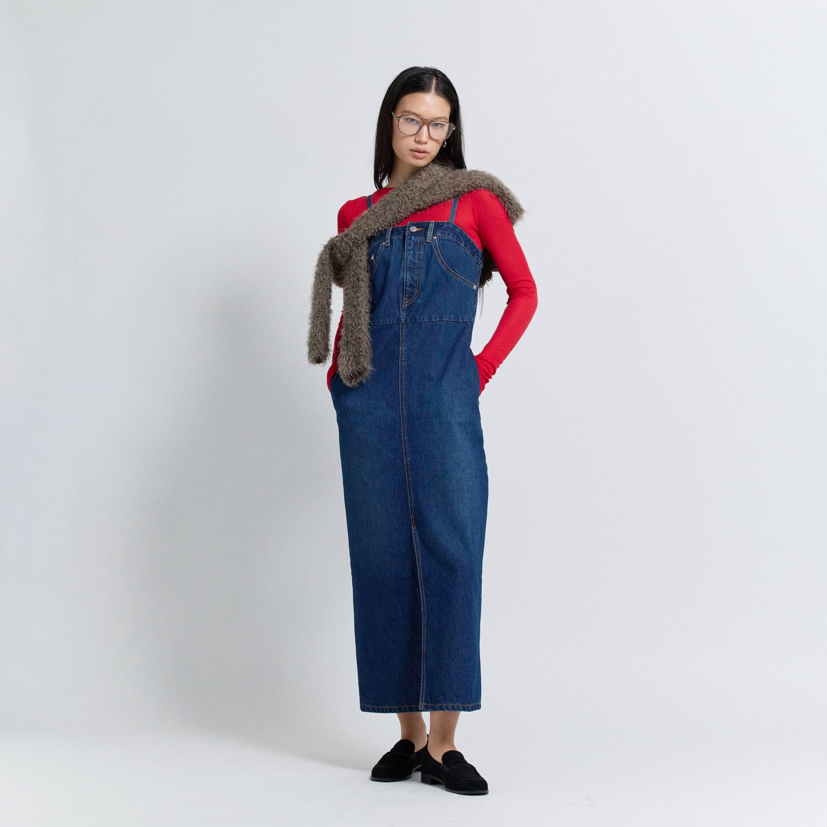 RemakeライクDenimドレス