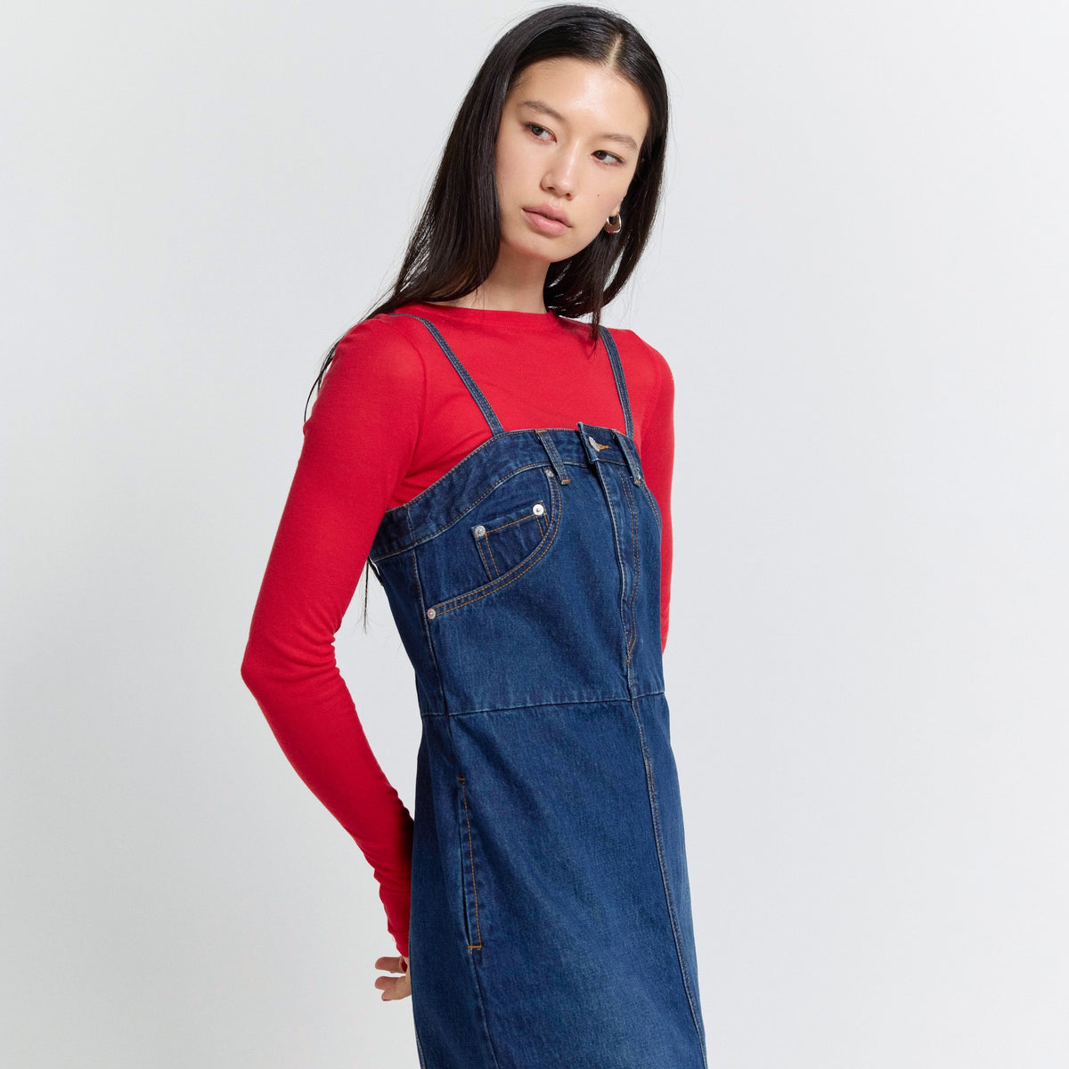 RemakeライクDenimドレス