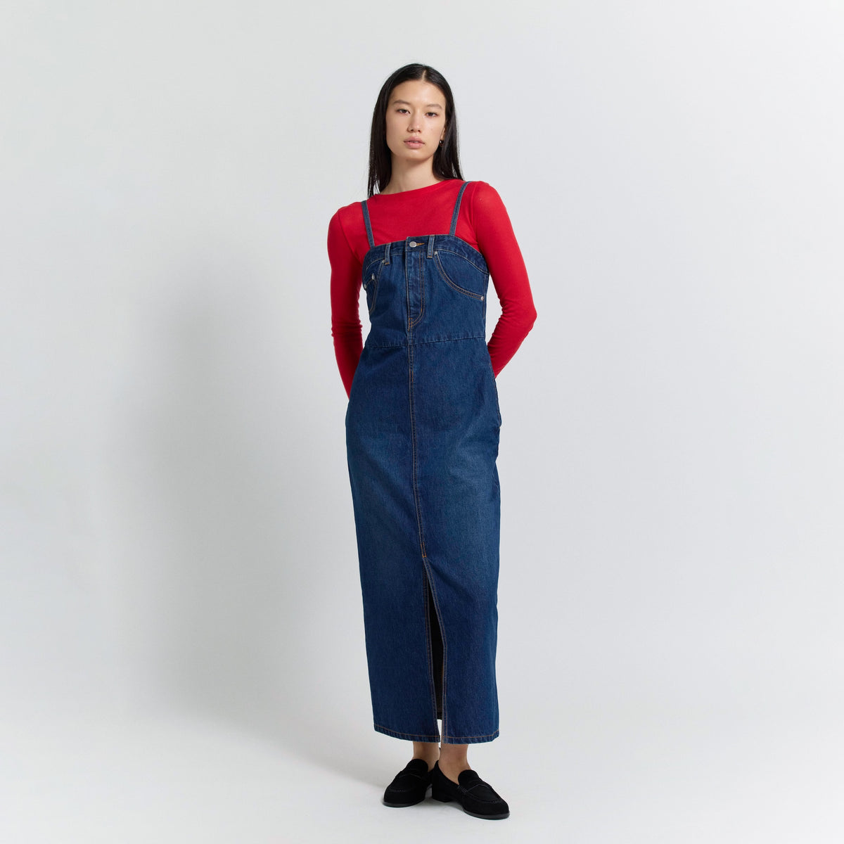 RemakeライクDenimドレス
