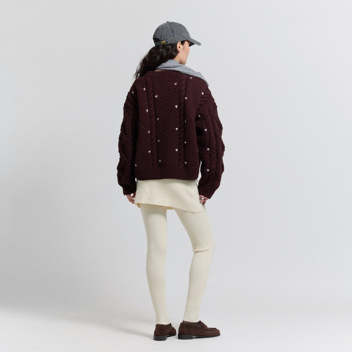 Skirt with Ribbed Leggings