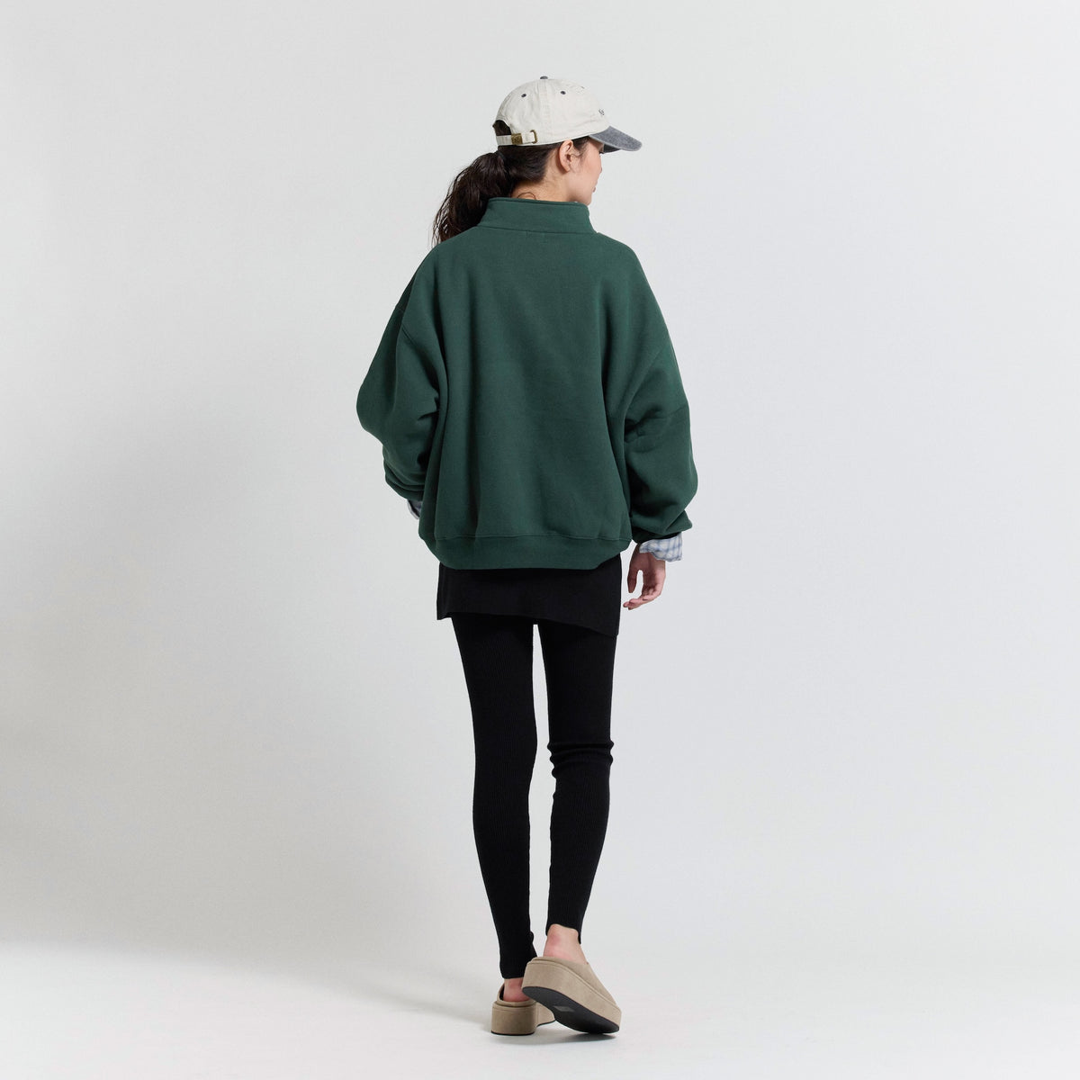 Skirt with Ribbed Leggings