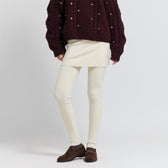 Skirt with Ribbed Leggings