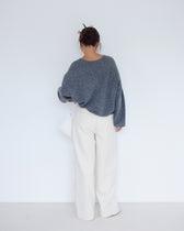 collab BrushedサージTuckスラックス