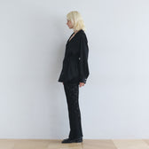 Velour Cord Lace Flare Pants