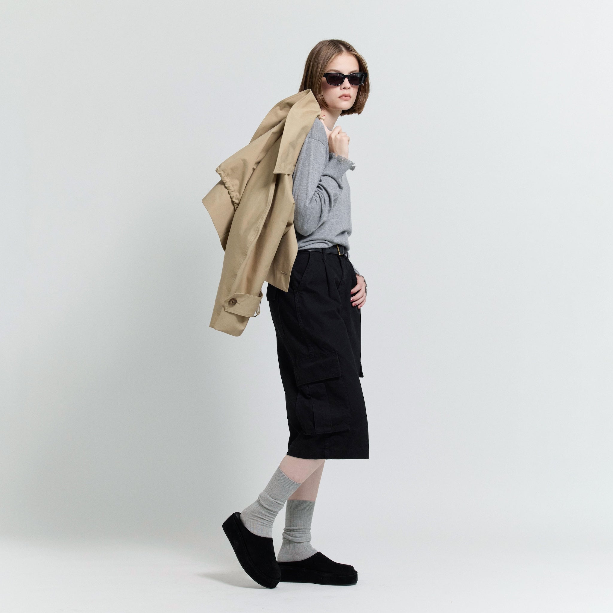ルーズカーゴハーフパンツ