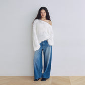 Knit Denim Straight SRN02