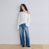 Knit Denim Straight SRN02