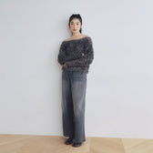 Knit Denim Straight SRN02