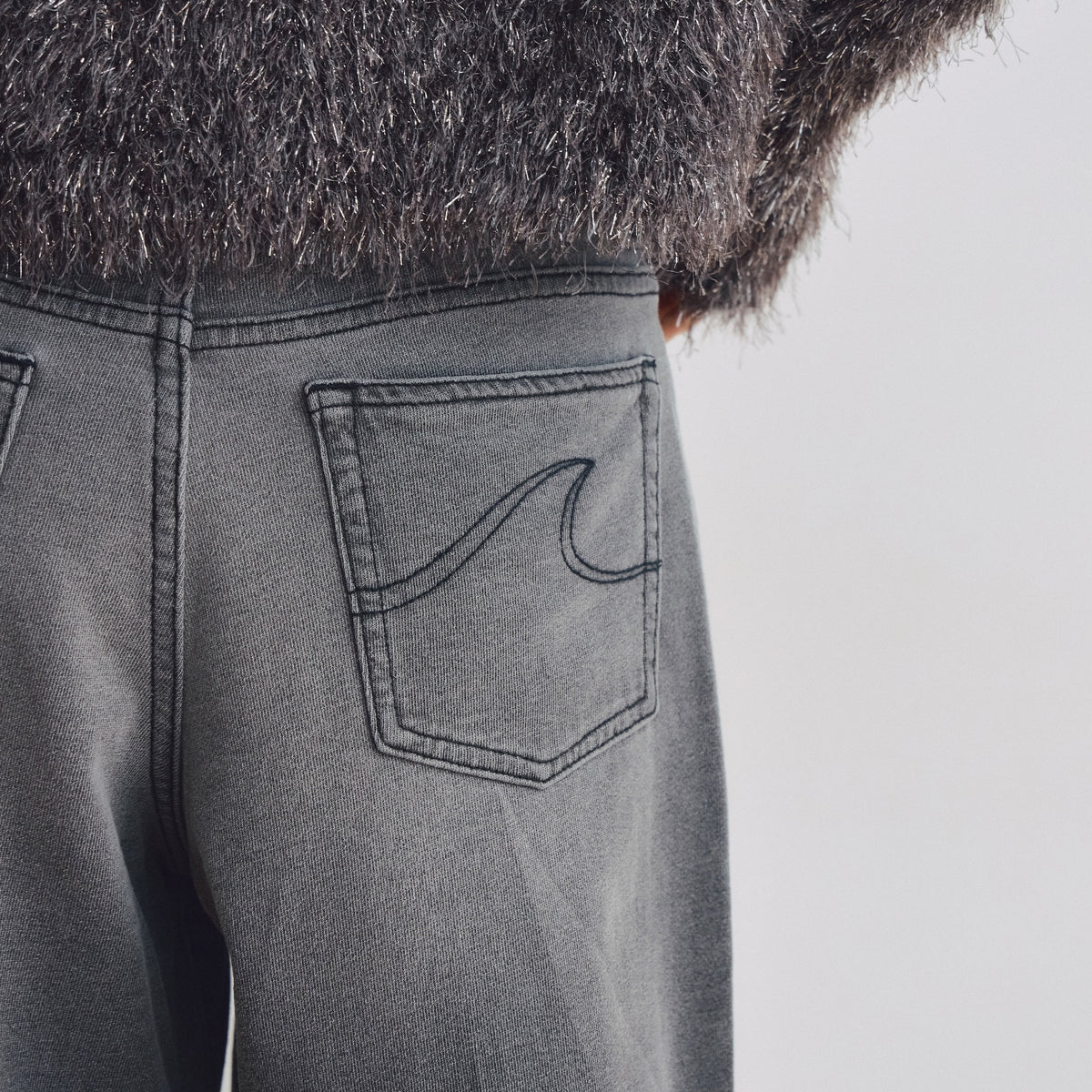 Knit Denim Straight SRN02