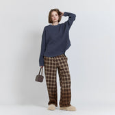 Flannel Waist Layered Pants