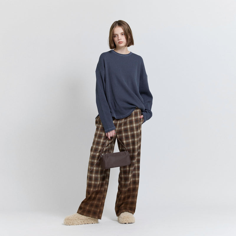 Flannel Waist Layered Pants