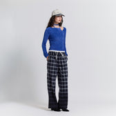 Flannel Waist Layered Pants