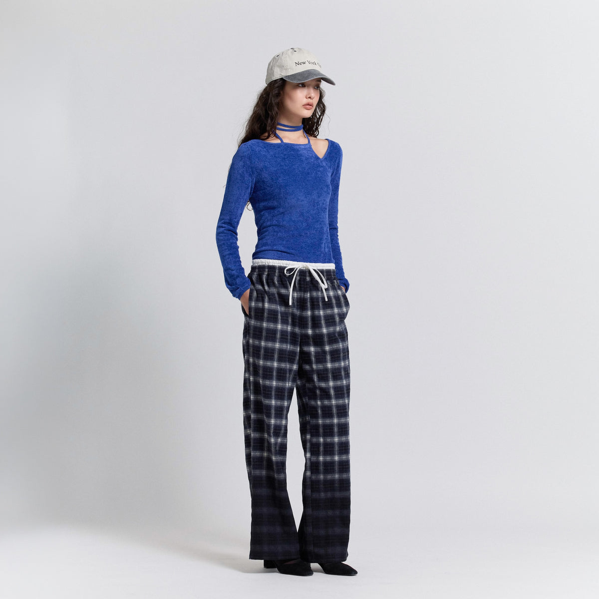 Flannel Waist Layered Pants