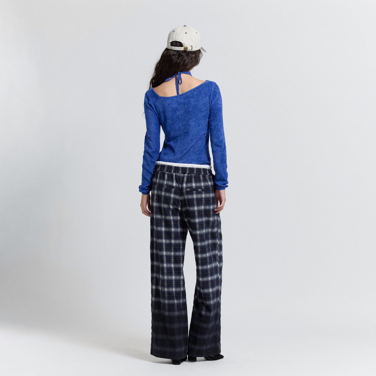 Flannel Waist Layered Pants