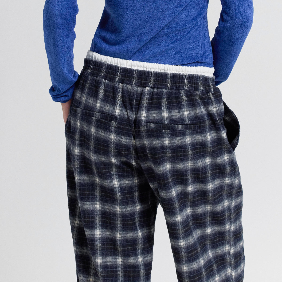 Flannel Waist Layered Pants