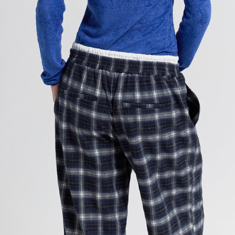 Flannel Waist Layered Pants