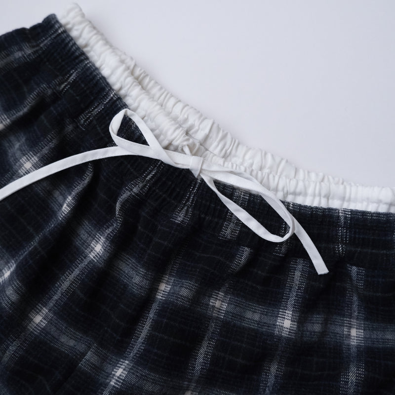 Flannel Waist Layered Pants
