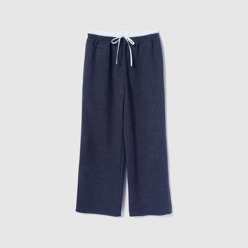 Flannel Waist Layered Pants