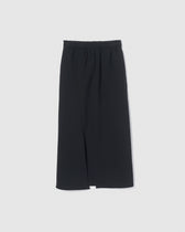 Volume Sweat Slit Long Skirt