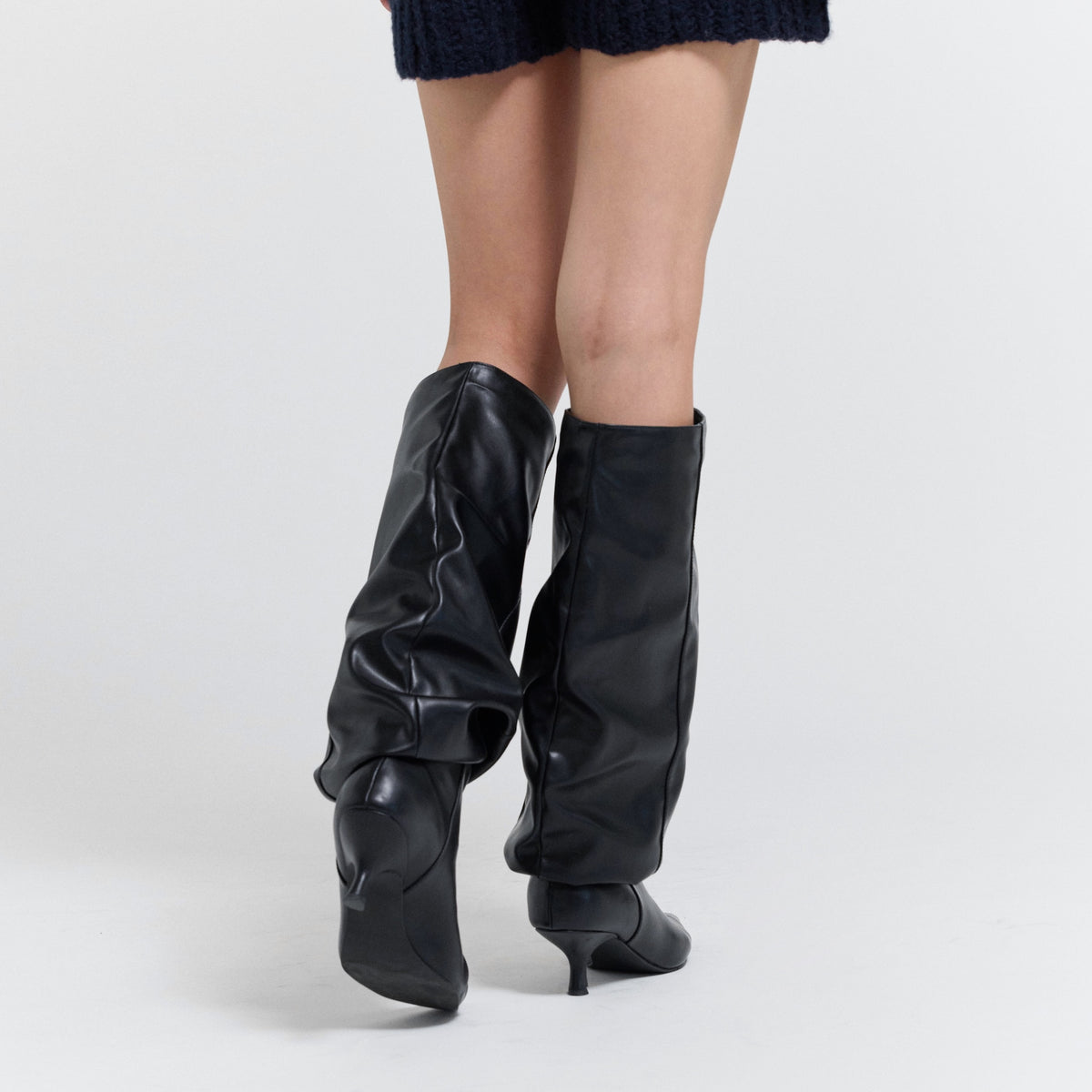 Slouchy Spoolヒールブーツ