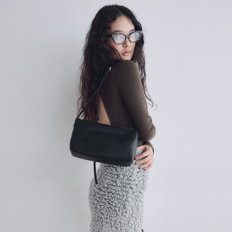 Multi Material Small Shoulder Bag