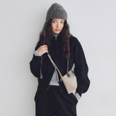 Multi Material Small Shoulder Bag