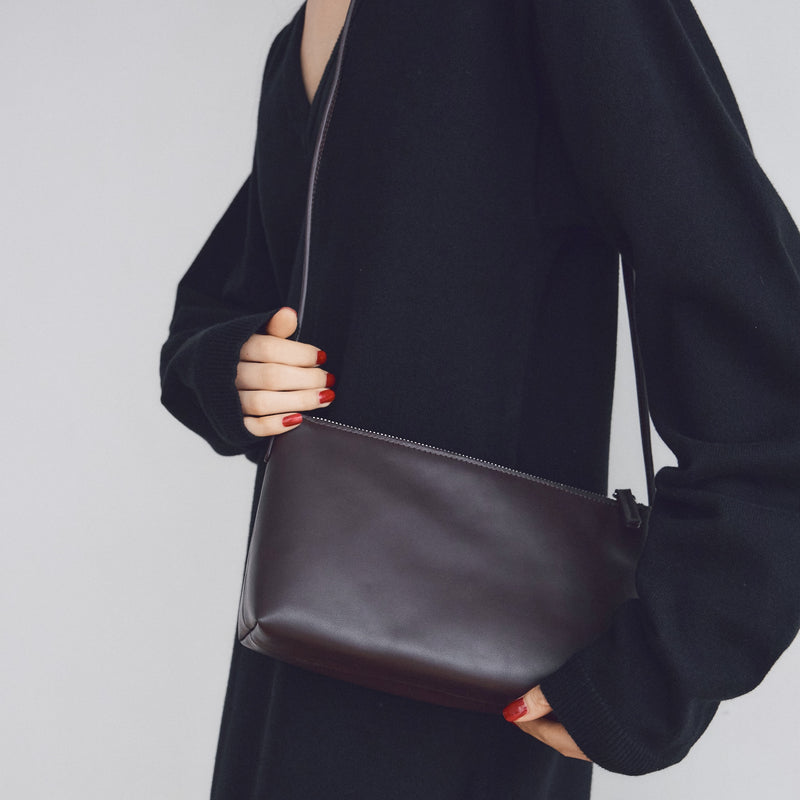 Multi Material Small Shoulder Bag