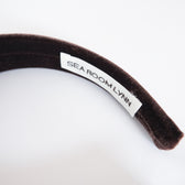 Velvet headband