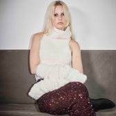 Poodle Yarn ハイネック arm warmer set