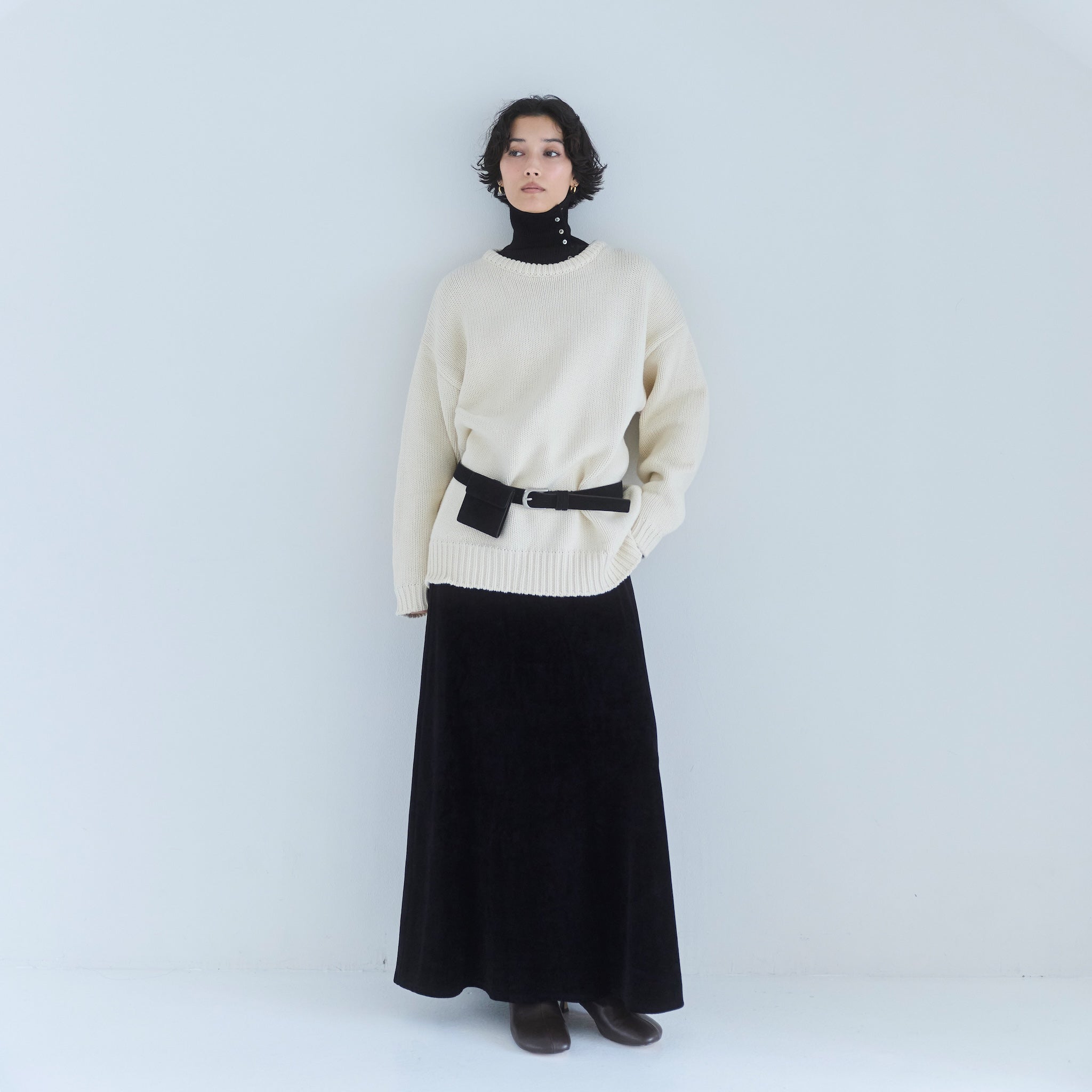 ヴィンテージベロアフレアスカート