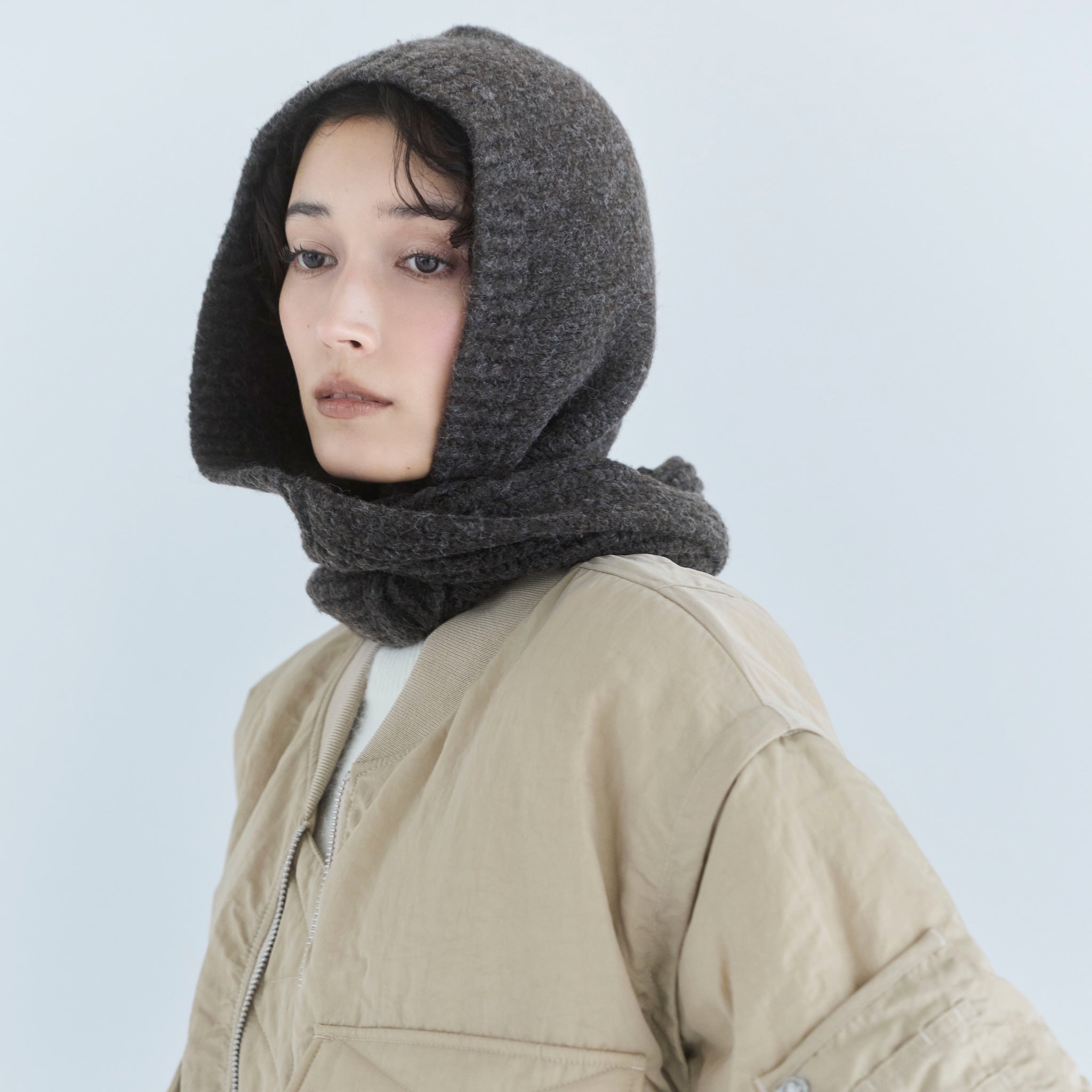 Fringeフーディーマフラー