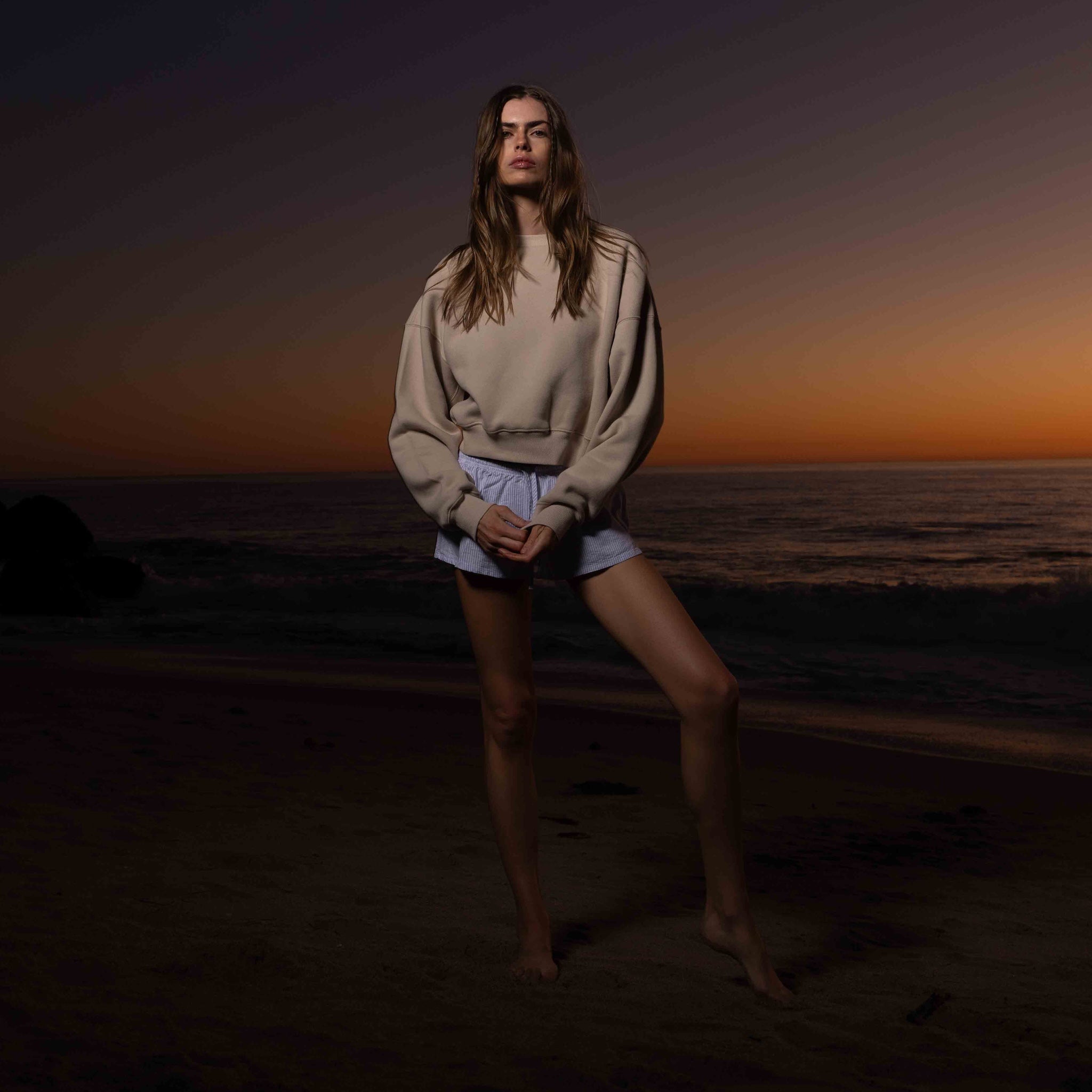 Volume Sweat Short Pullover