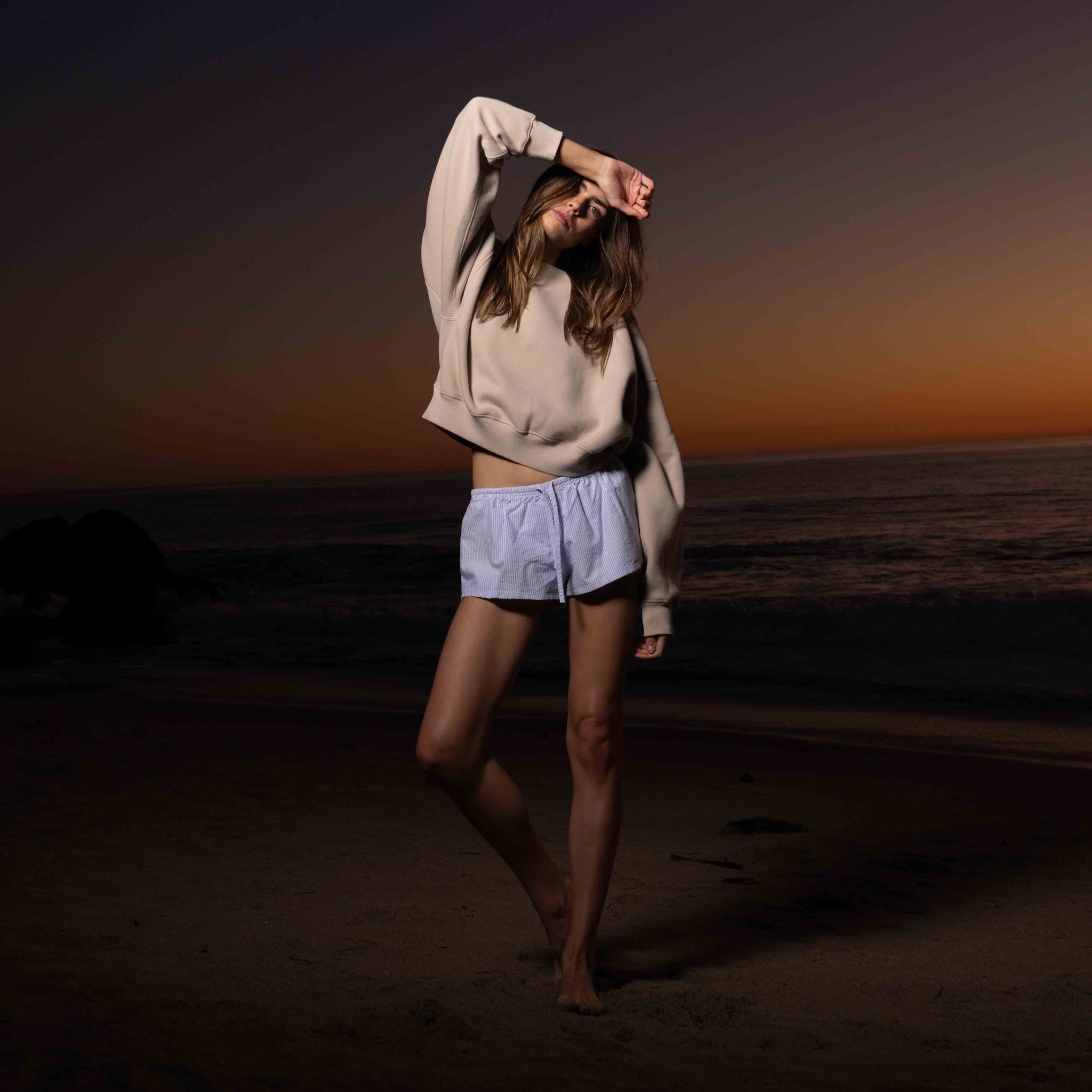 Volume Sweat Short Pullover