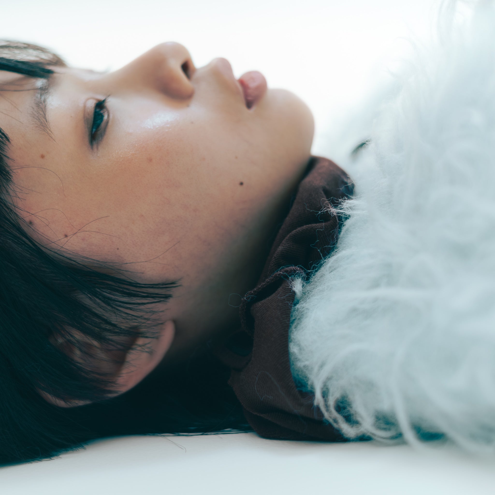 BrushedフェザーYarn 2wayカーディガン