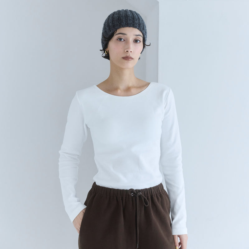 Fit Pad Basic Crew Neck Long Tee