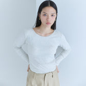 FitパッドBasicクルーネックロンT