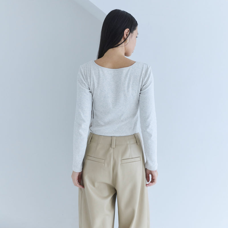 Fit Pad Basic Crew Neck Long Tee