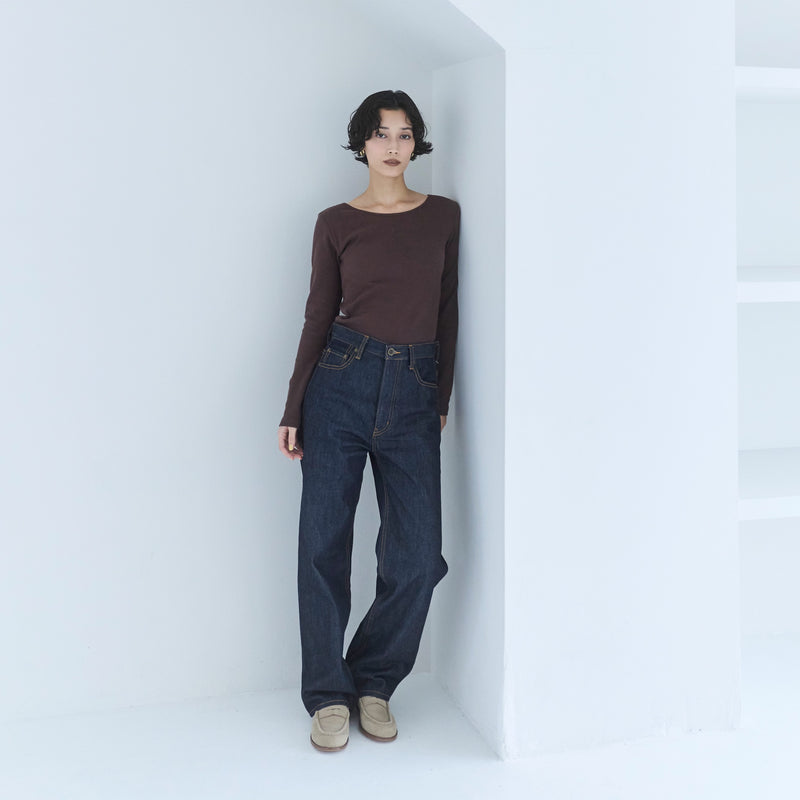 Fit Pad Basic Crew Neck Long Tee