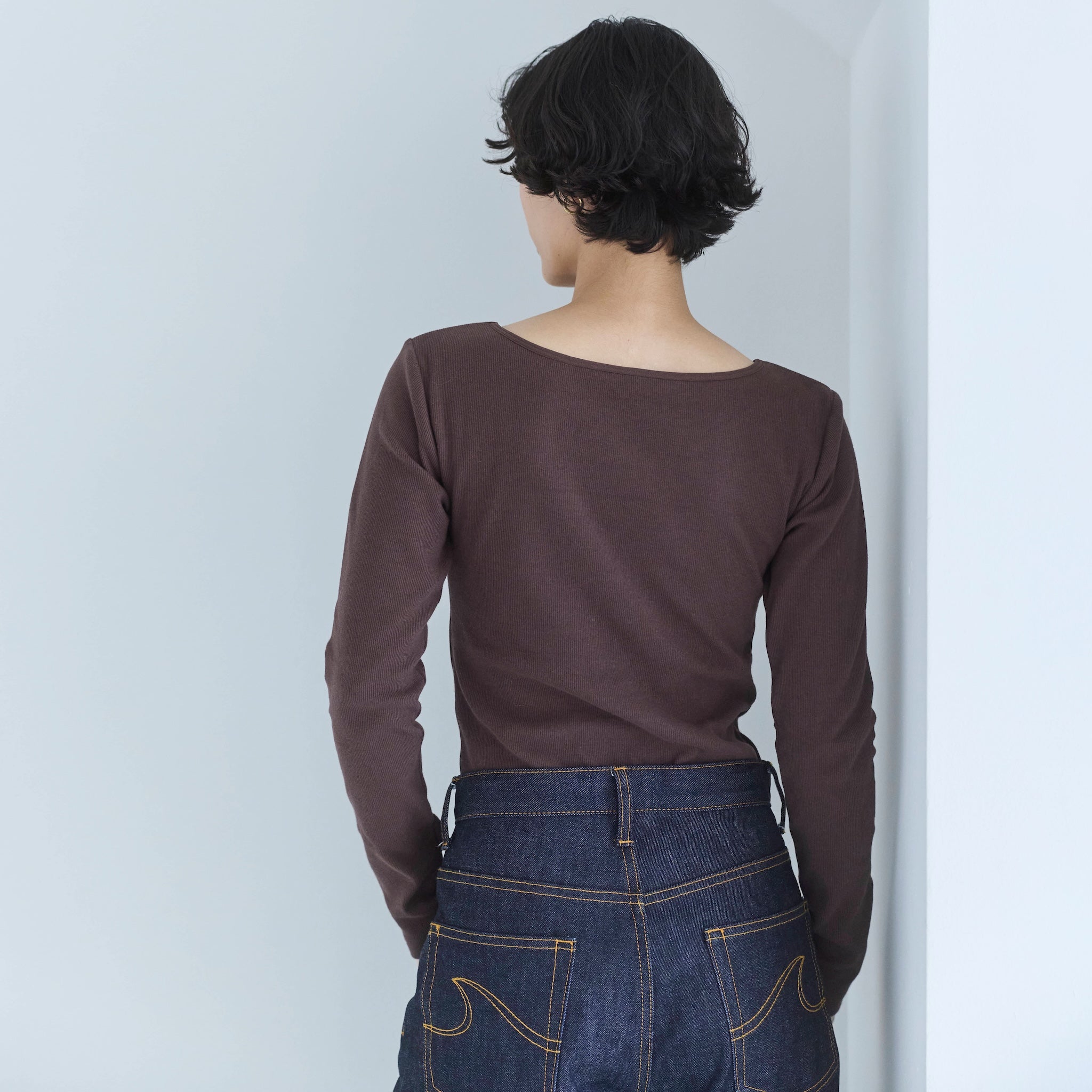 FitパッドBasicクルーネックロンT