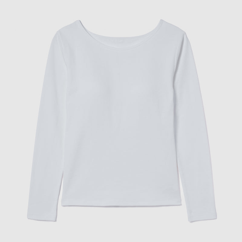 Fit Pad Basic Crew Neck Long Tee