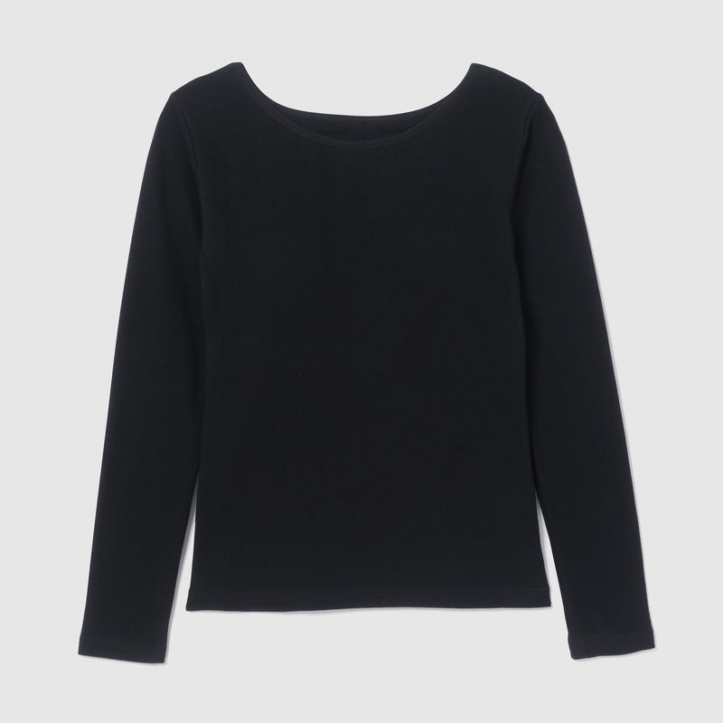 Fit Pad Basic Crew Neck Long Tee