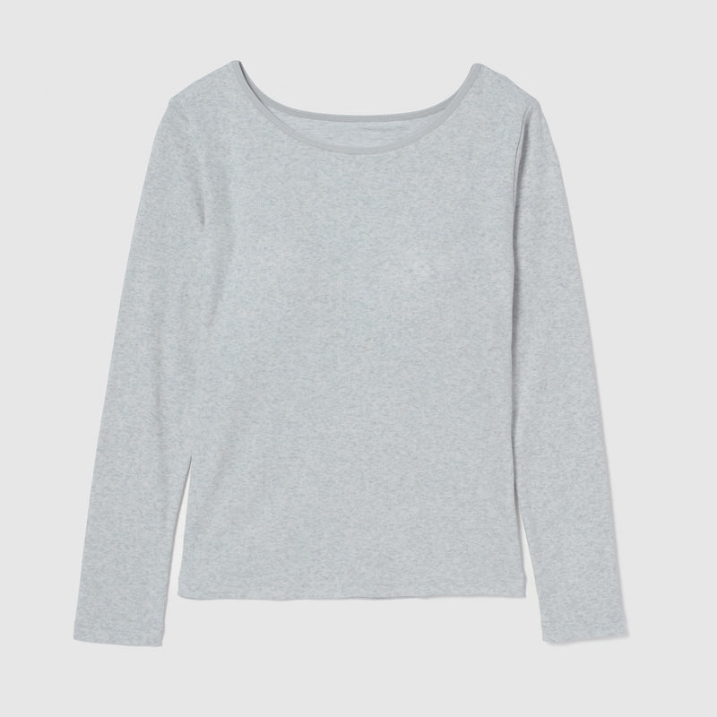 Fit Pad Basic Crew Neck Long Tee