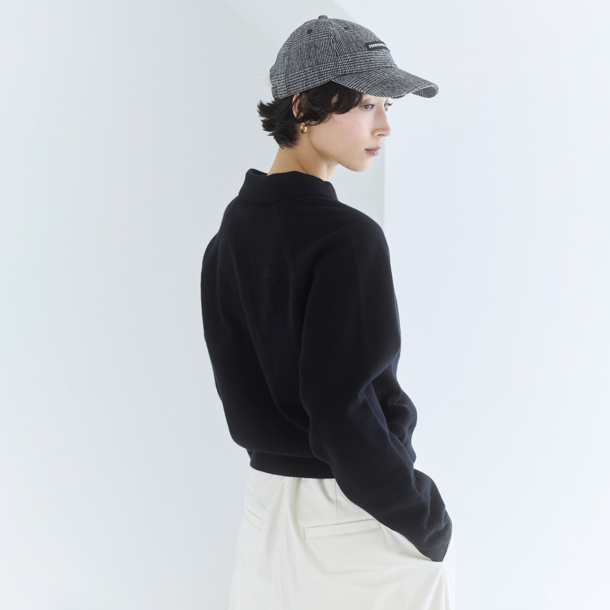 Sweatlike collarネックプルオーバー