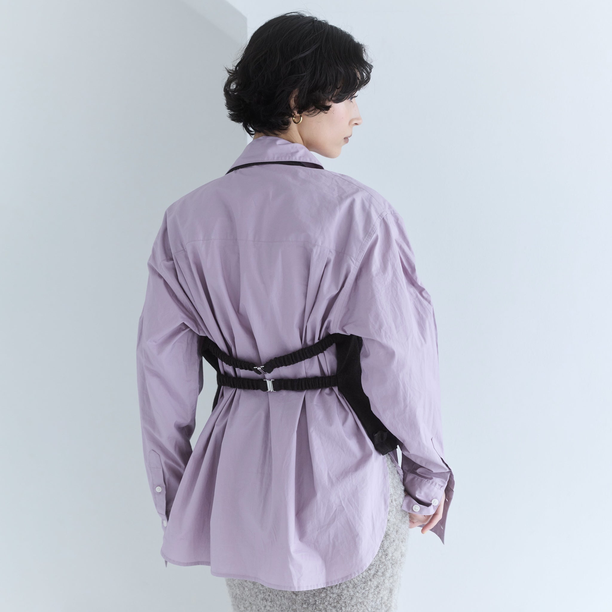 WoolフラノLayeredビスチェ