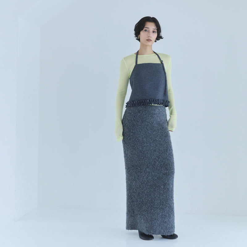 WoolフラノLayeredビスチェ