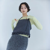 WoolフラノLayeredビスチェ