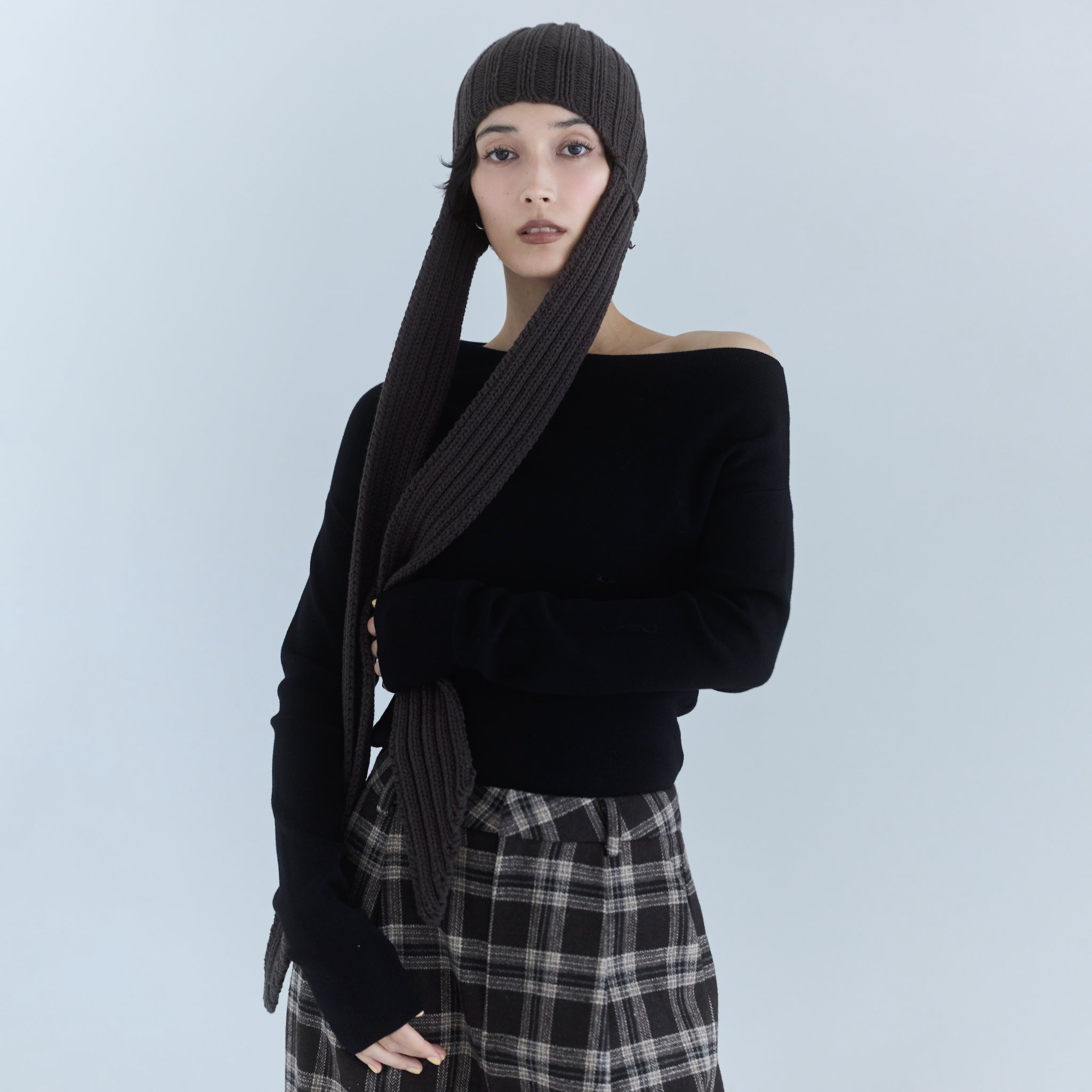 シールームリン　Silkytouch Asymmetry Knitトップス Silkytouch Asymmetry Knitトップス